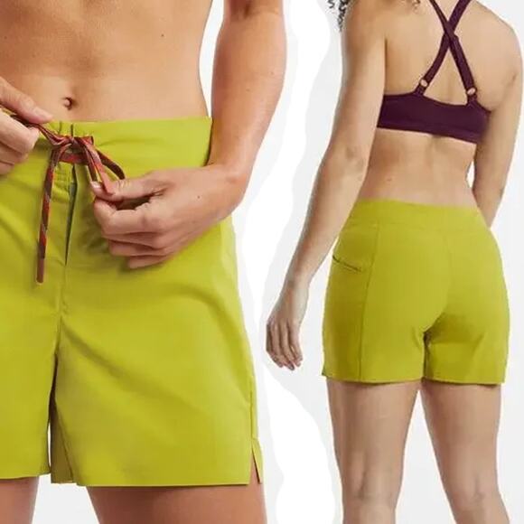 Title Nine Womens 2 Incrediboardie Board Shorts Surf Swim Beach 4" Inseam - Picture 1 of 10